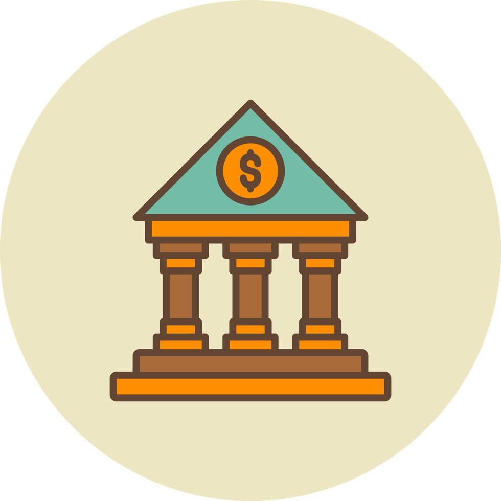 Bank kreatives Icon-Design vektor