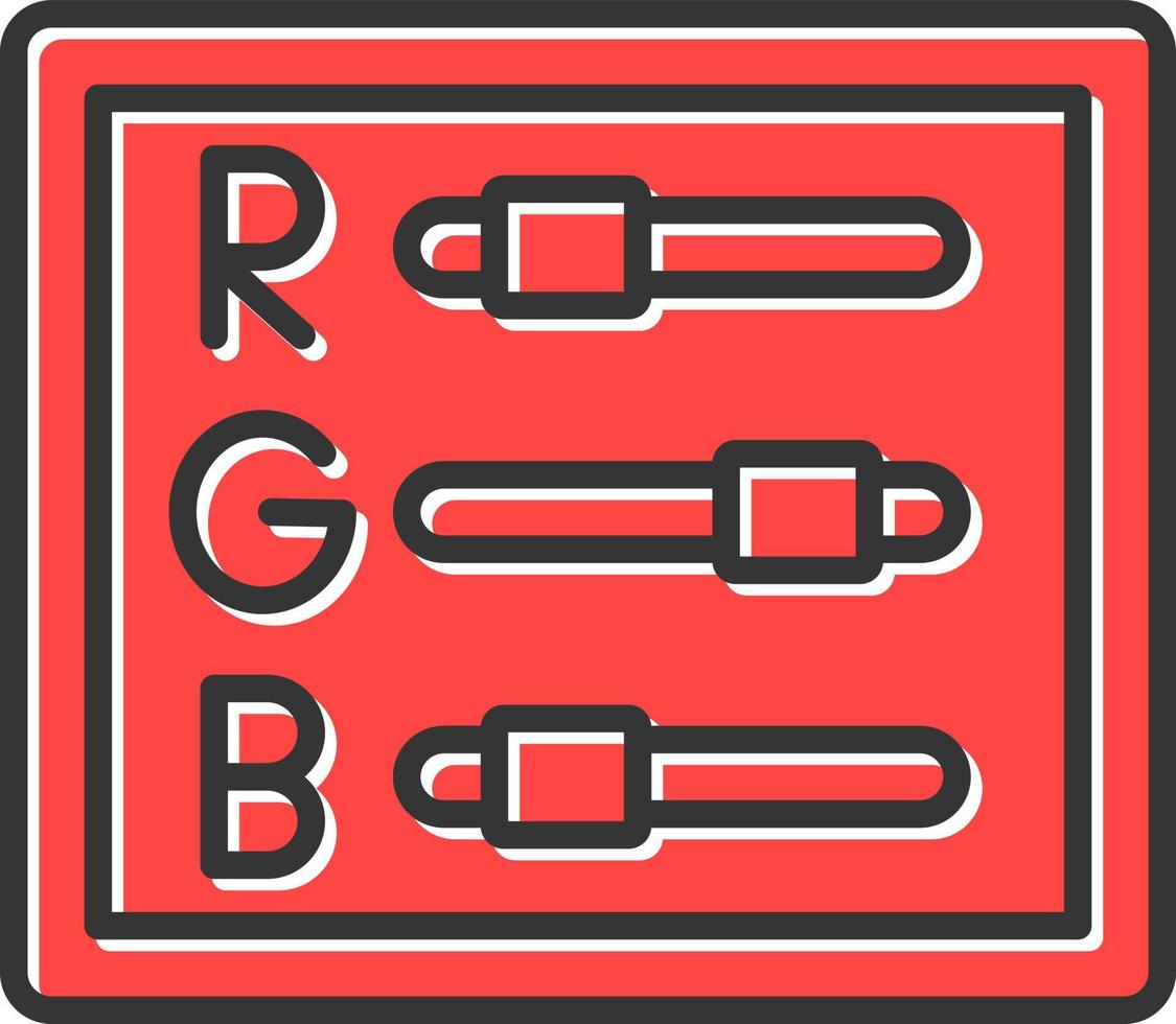 RGB-kreatives Icon-Design vektor