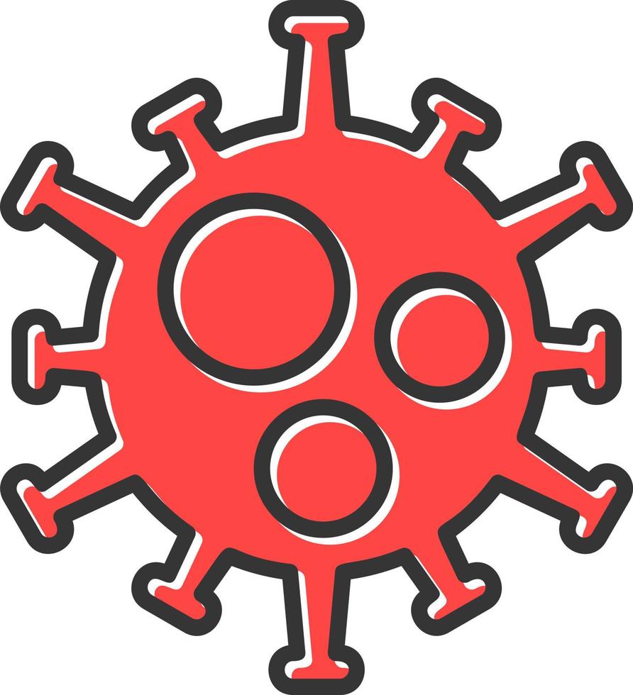 Virus kreatives Icon-Design vektor