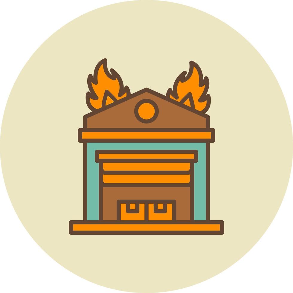 Feuer kreatives Icon-Design vektor