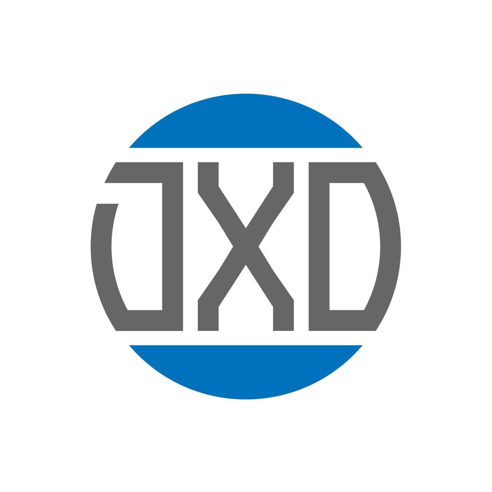 dxo brev logotyp design på vit bakgrund. dxo kreativ initialer cirkel logotyp begrepp. dxo brev design. vektor