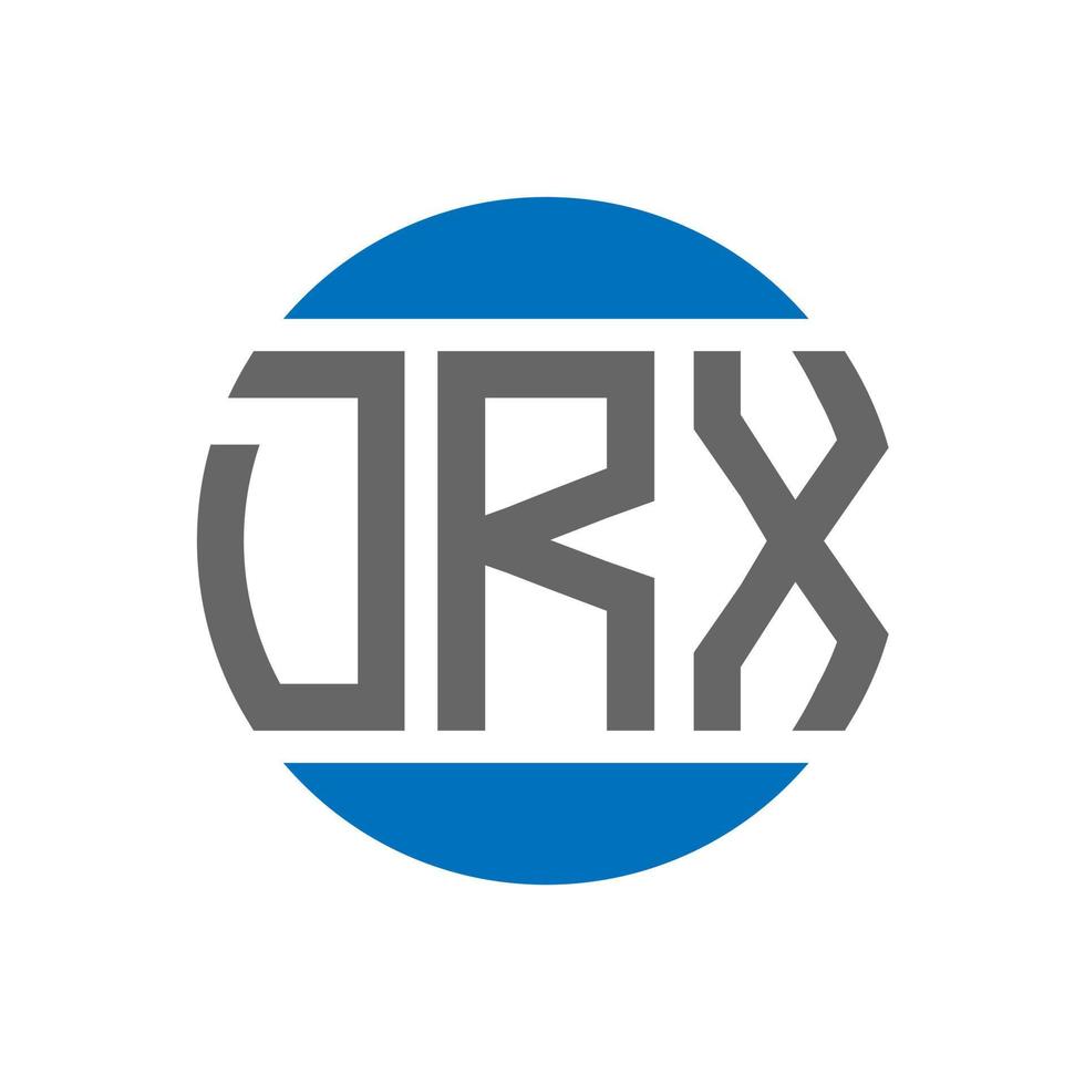 drx brev logotyp design på vit bakgrund. drx kreativ initialer cirkel logotyp begrepp. drx brev design. vektor