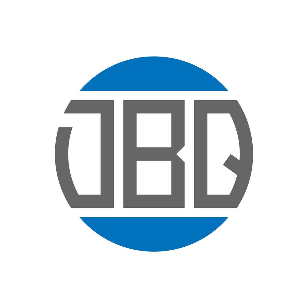 dbq brev logotyp design på vit bakgrund. dbq kreativ initialer cirkel logotyp begrepp. dbq brev design. vektor