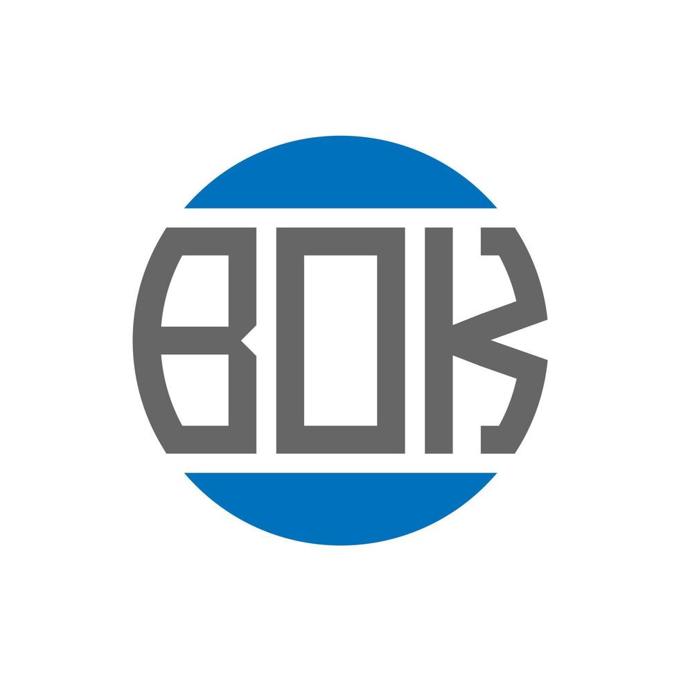 bok brev logotyp design på vit bakgrund. bok kreativ initialer cirkel logotyp begrepp. bok brev design. vektor