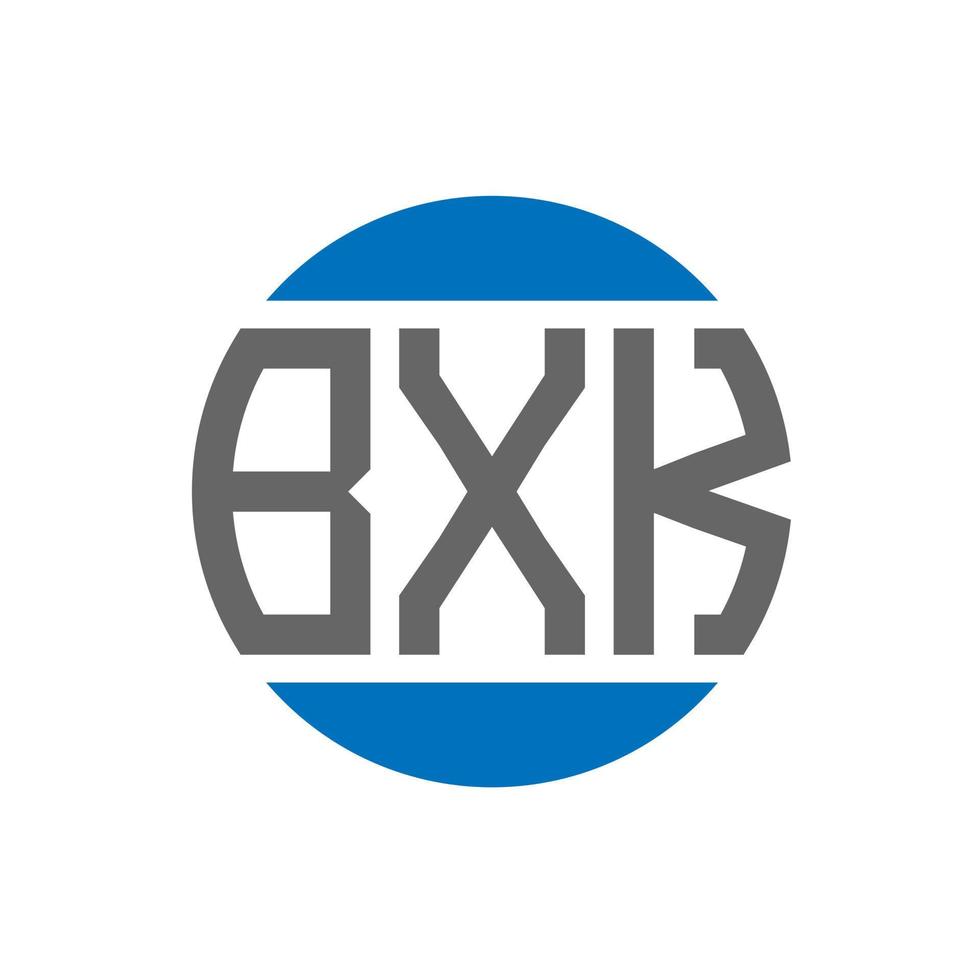 bxk brev logotyp design på vit bakgrund. bxk kreativ initialer cirkel logotyp begrepp. bxk brev design. vektor