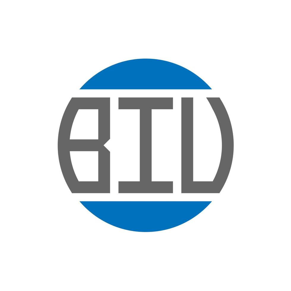 BIV-Brief-Logo-Design auf weißem Hintergrund. biv kreative initialen kreis logokonzept. Biv-Buchstaben-Design. vektor