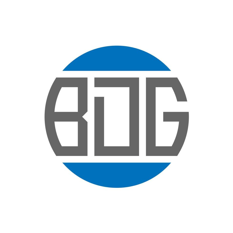 bdg brev logotyp design på vit bakgrund. bdg kreativ initialer cirkel logotyp begrepp. bdg brev design. vektor