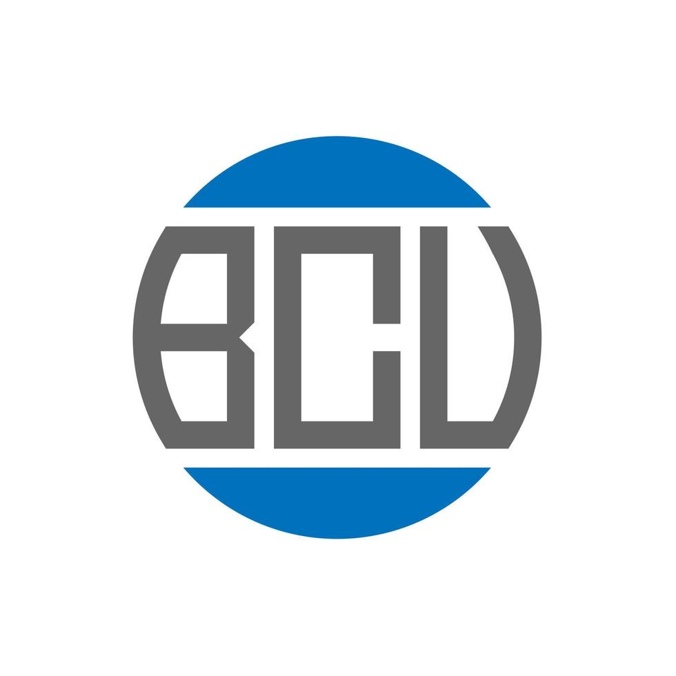 bcv-Buchstaben-Logo-Design auf weißem Hintergrund. bcv kreative Initialen Kreis Logo-Konzept. bcv Briefgestaltung. vektor