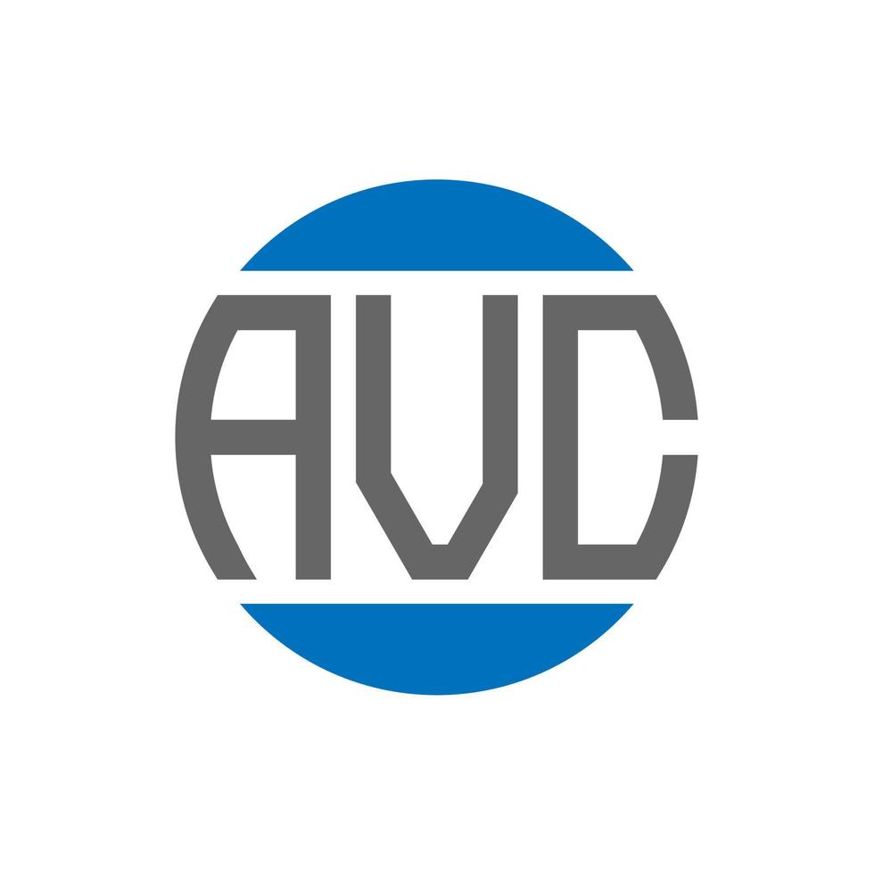 avc brev logotyp design på vit bakgrund. avc kreativ initialer cirkel logotyp begrepp. avc brev design. vektor