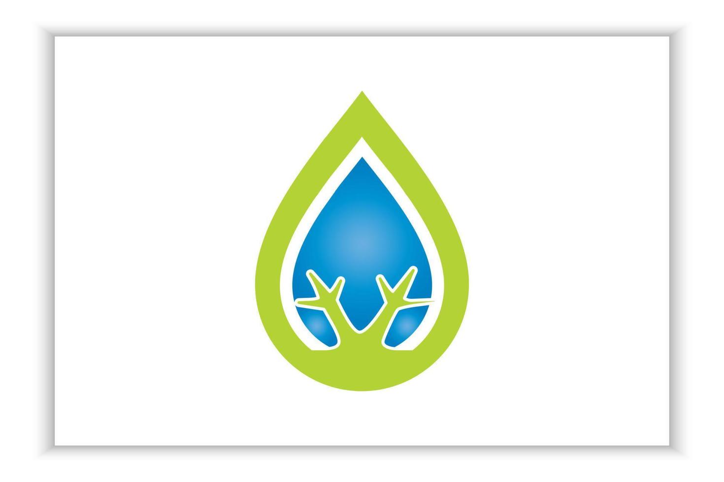 Wassertropfen-Symbol für App oder Website vektor