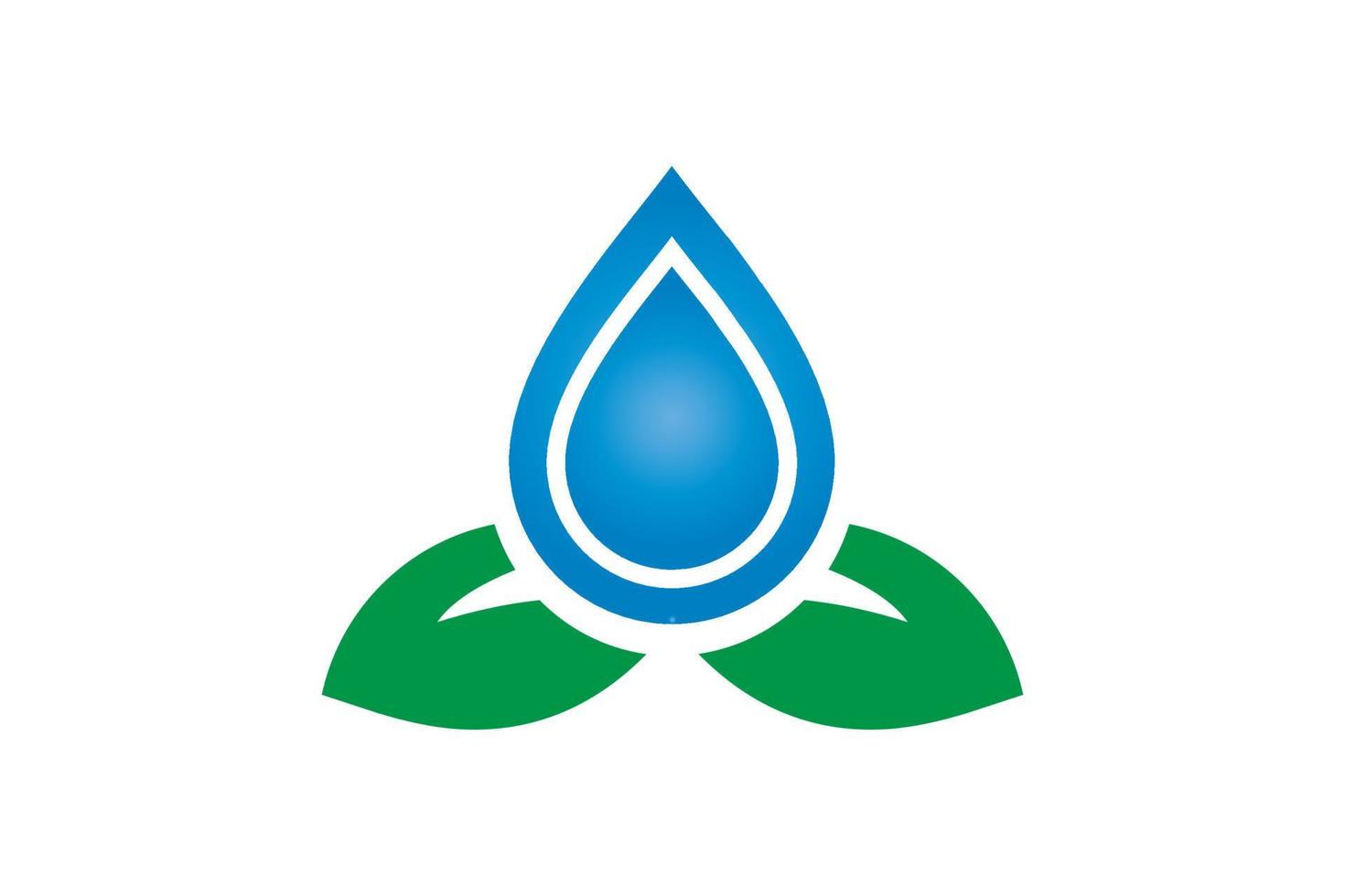 Symbol für natürliches Wasser. Wassertropfen Zeichen. Vektorillustrationselemente vektor