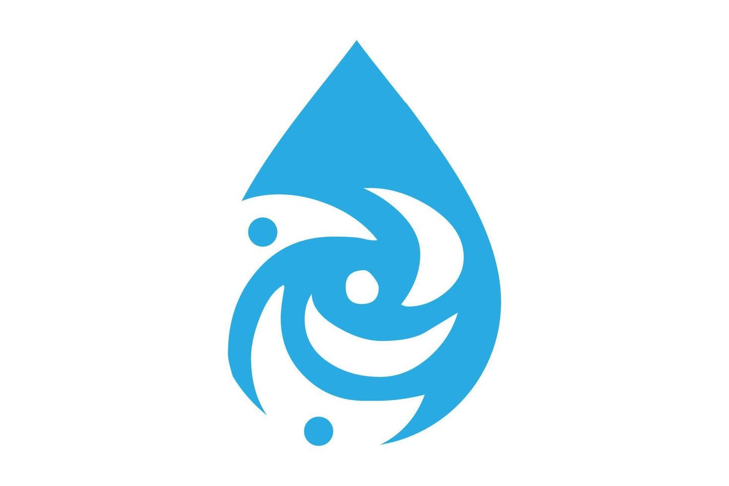 vatten Vinka ikon. vatten släppa tecken. vektor illustration element