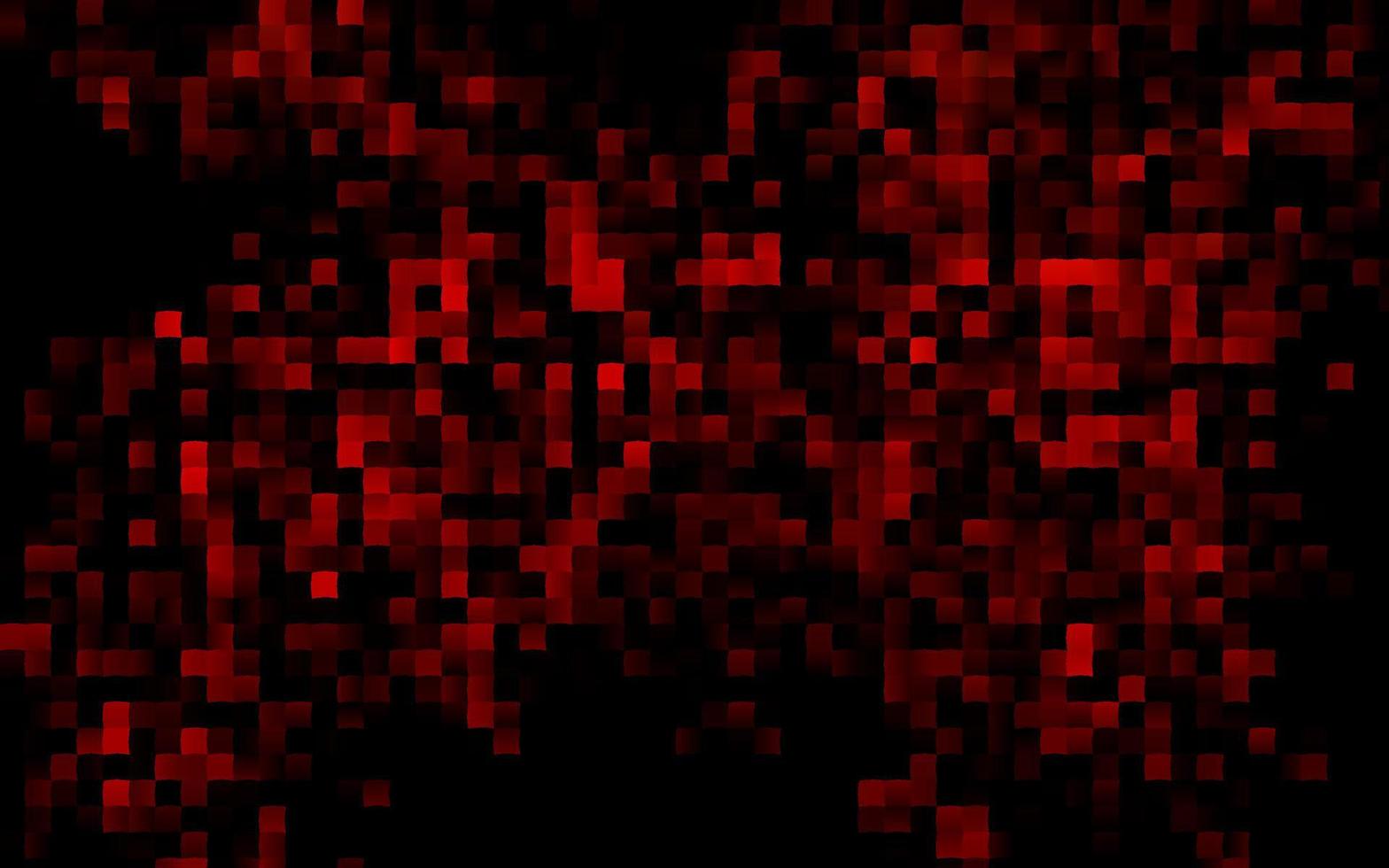 mörkröd vektor mall med kristaller, rektanglar.