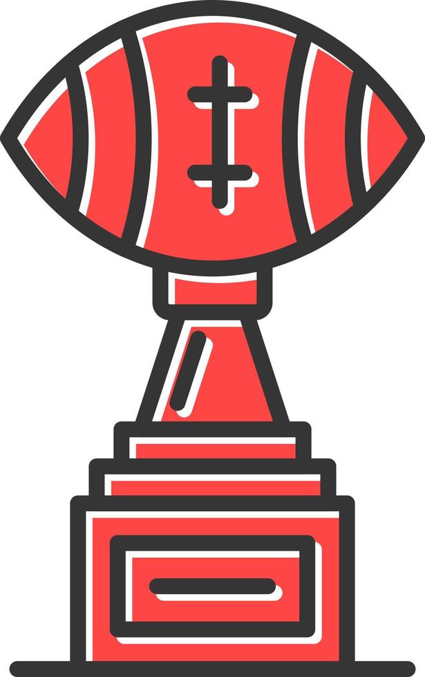 Trophäe kreatives Icon-Design vektor