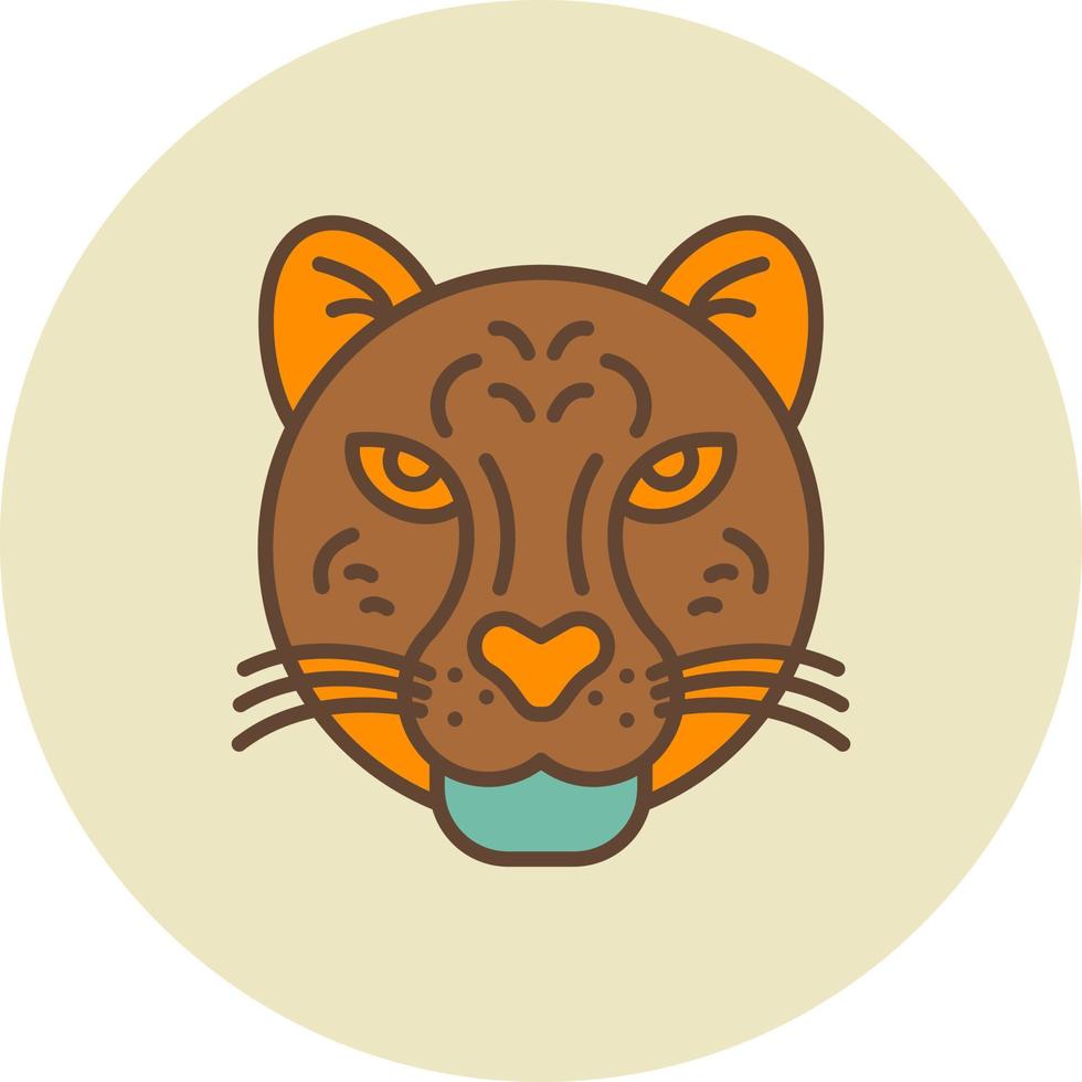 Gepard kreatives Icon-Design vektor