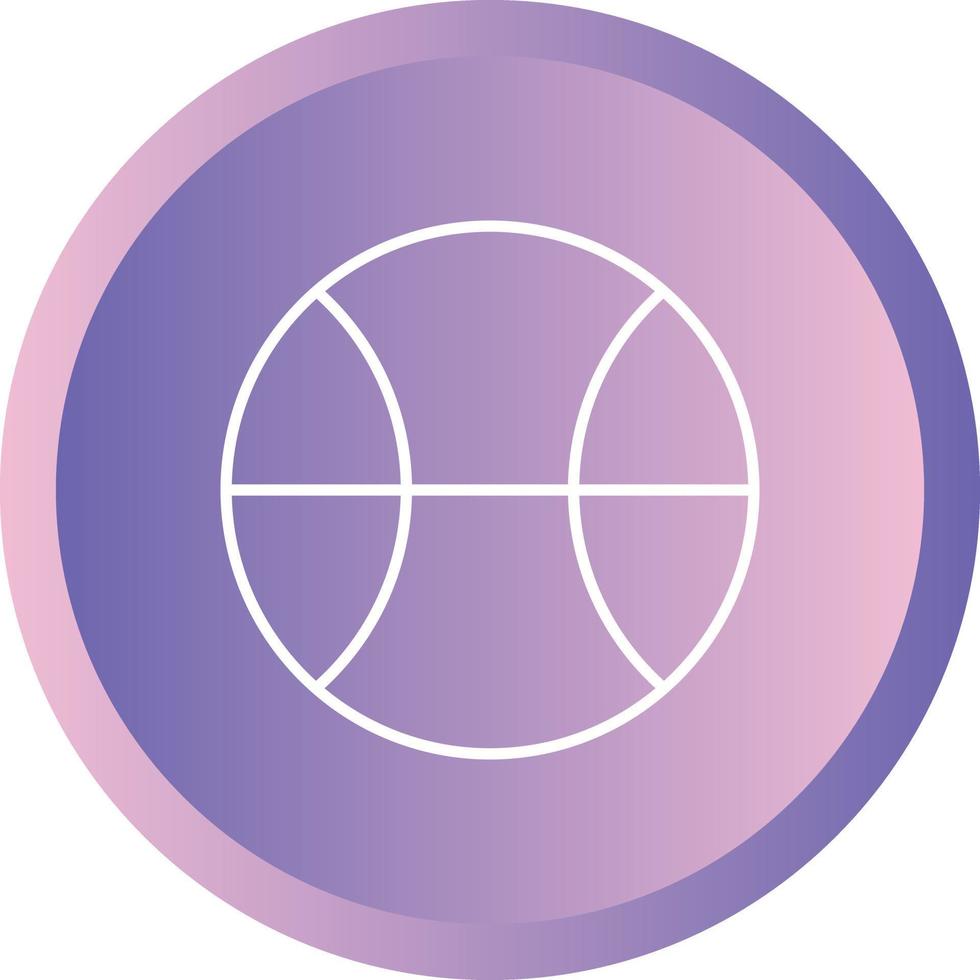 unik boll vektor linje ikon