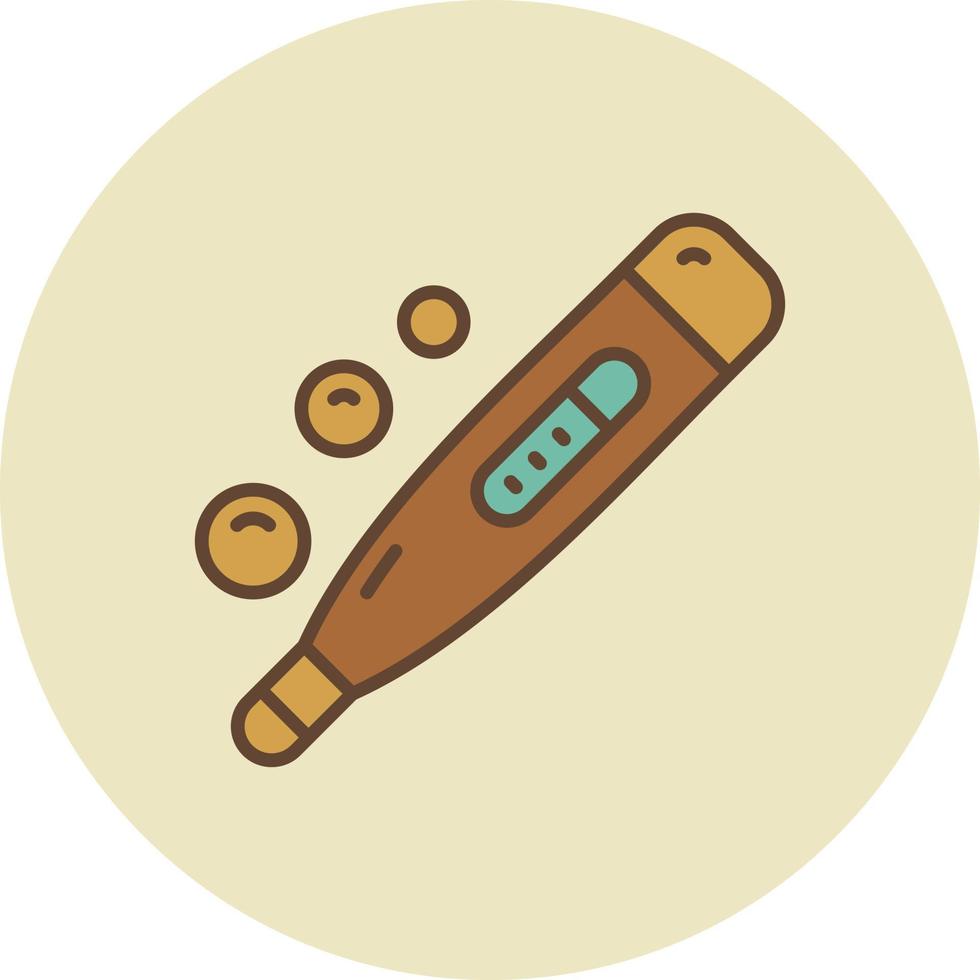 Thermometer kreatives Icon-Design vektor