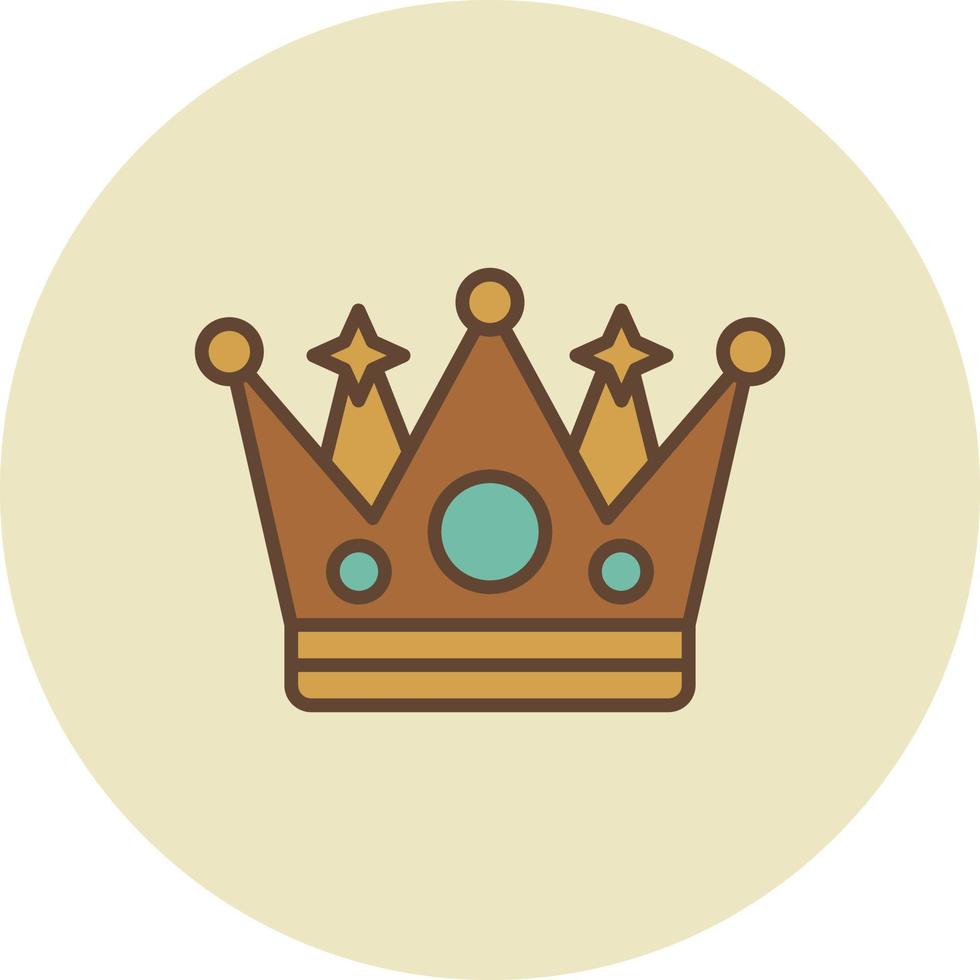 Tiara kreatives Icon-Design vektor