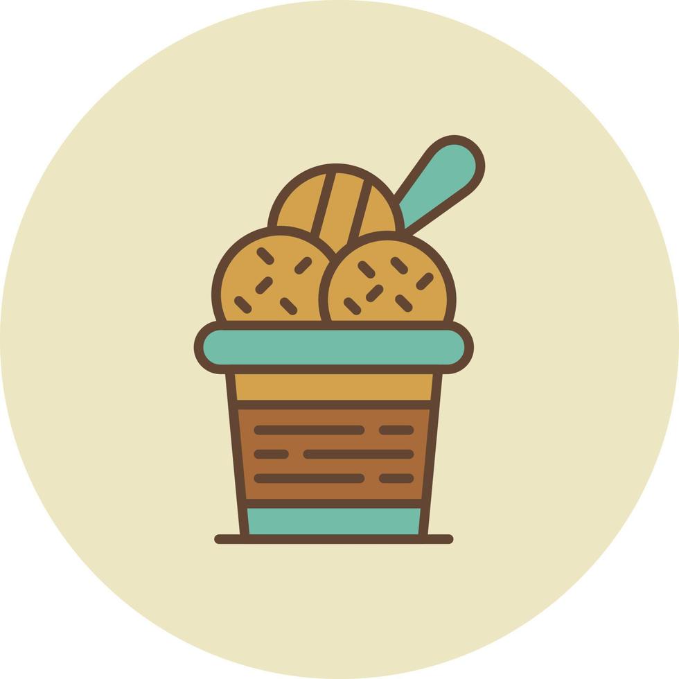 Eis kreatives Icon-Design vektor