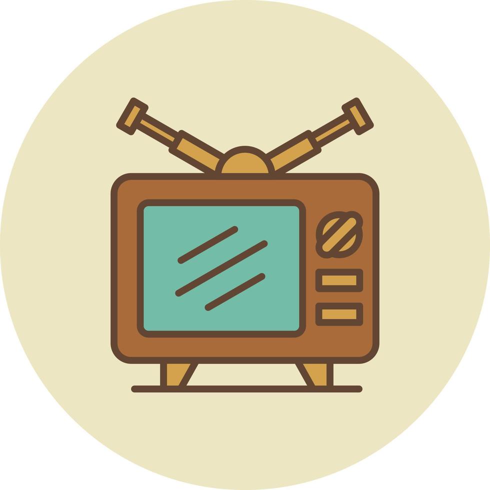 TV-kreatives Icon-Design vektor