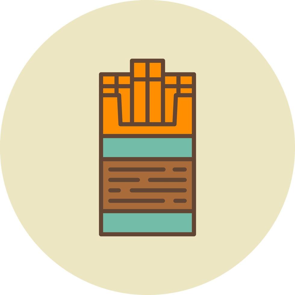 Zigarette kreatives Icon-Design vektor