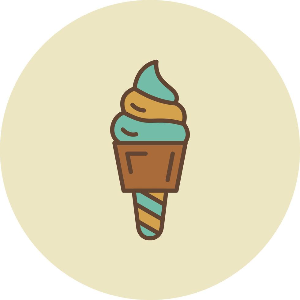 Eis kreatives Icon-Design vektor