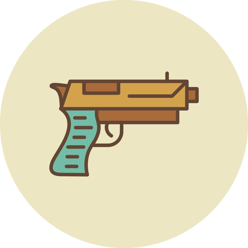 Waffe kreatives Icon-Design vektor