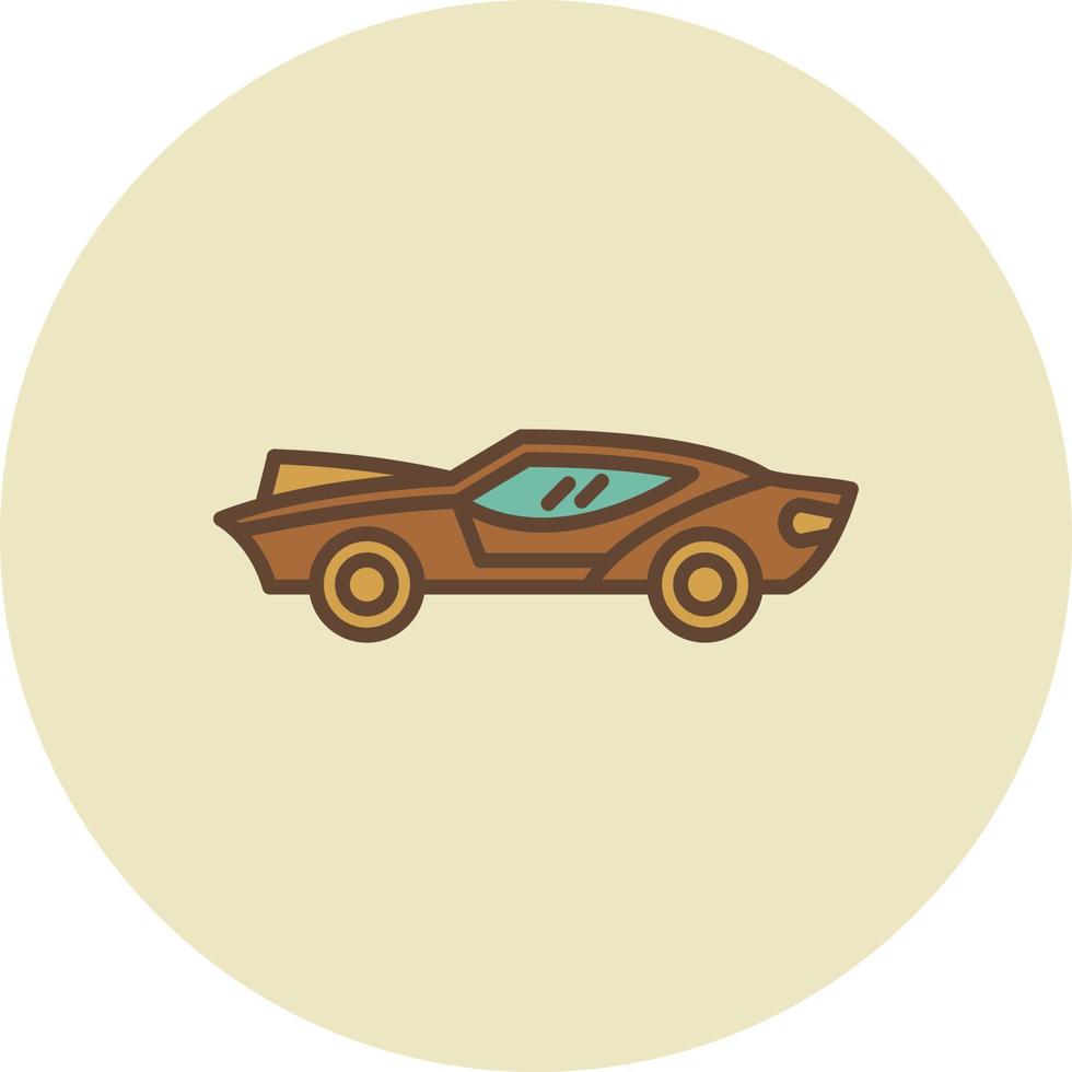 Sportwagen kreatives Icon-Design vektor