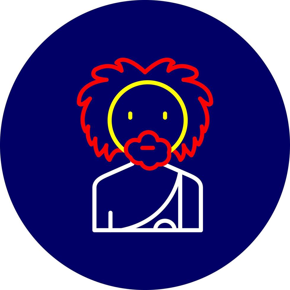 kreatives Icon-Design des prähistorischen Menschen vektor