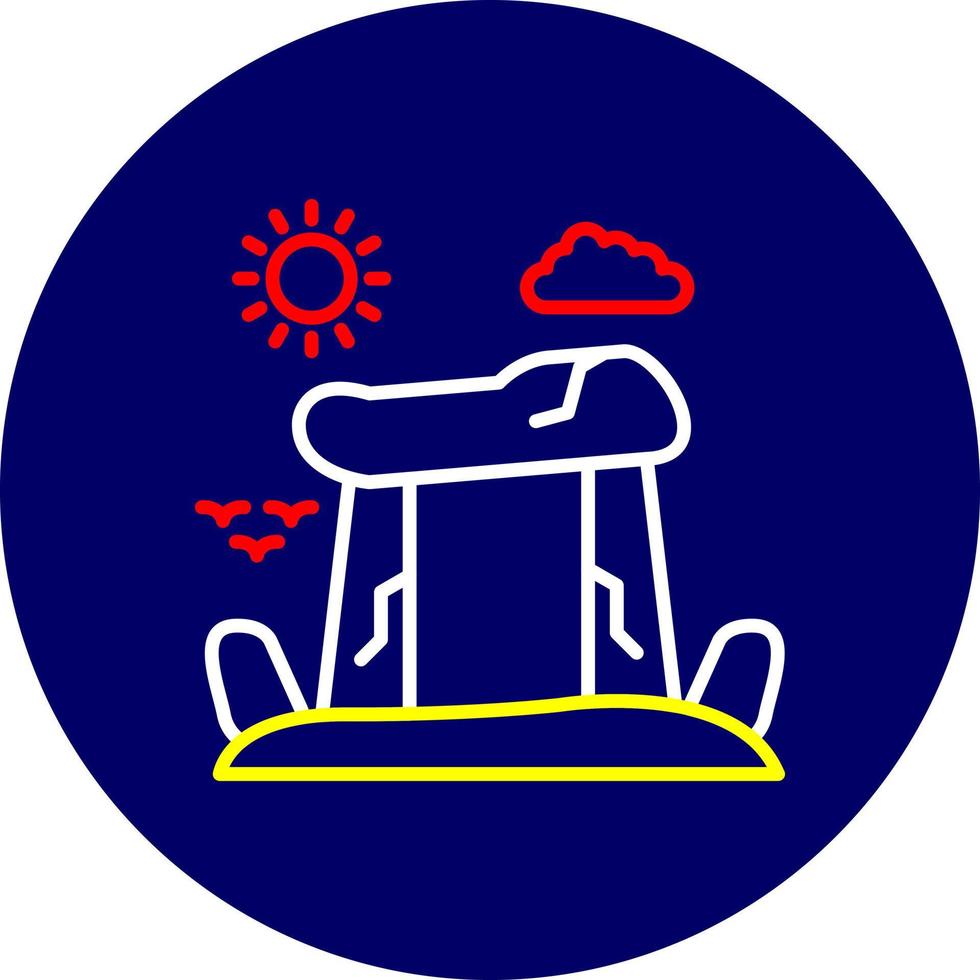 Stonehenge kreatives Icon-Design vektor