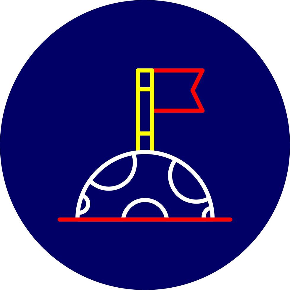 Mond kreatives Icon-Design vektor