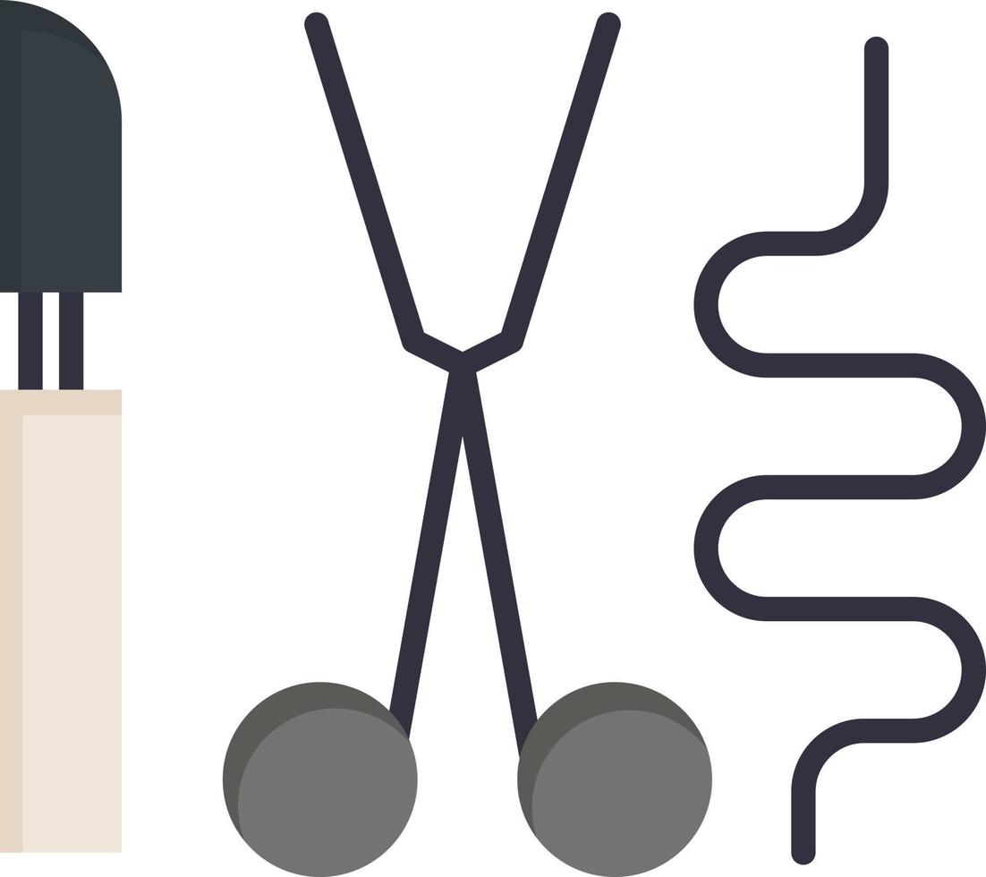 Instrumente Chirurgie Werkzeuge medizinische flache Farbe Symbol Vektor Symbol Banner Vorlage