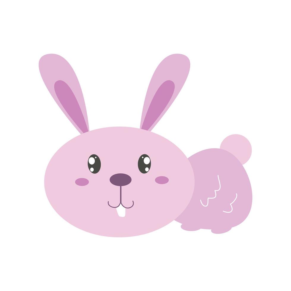 illustration vektor grafisk söt kanin
