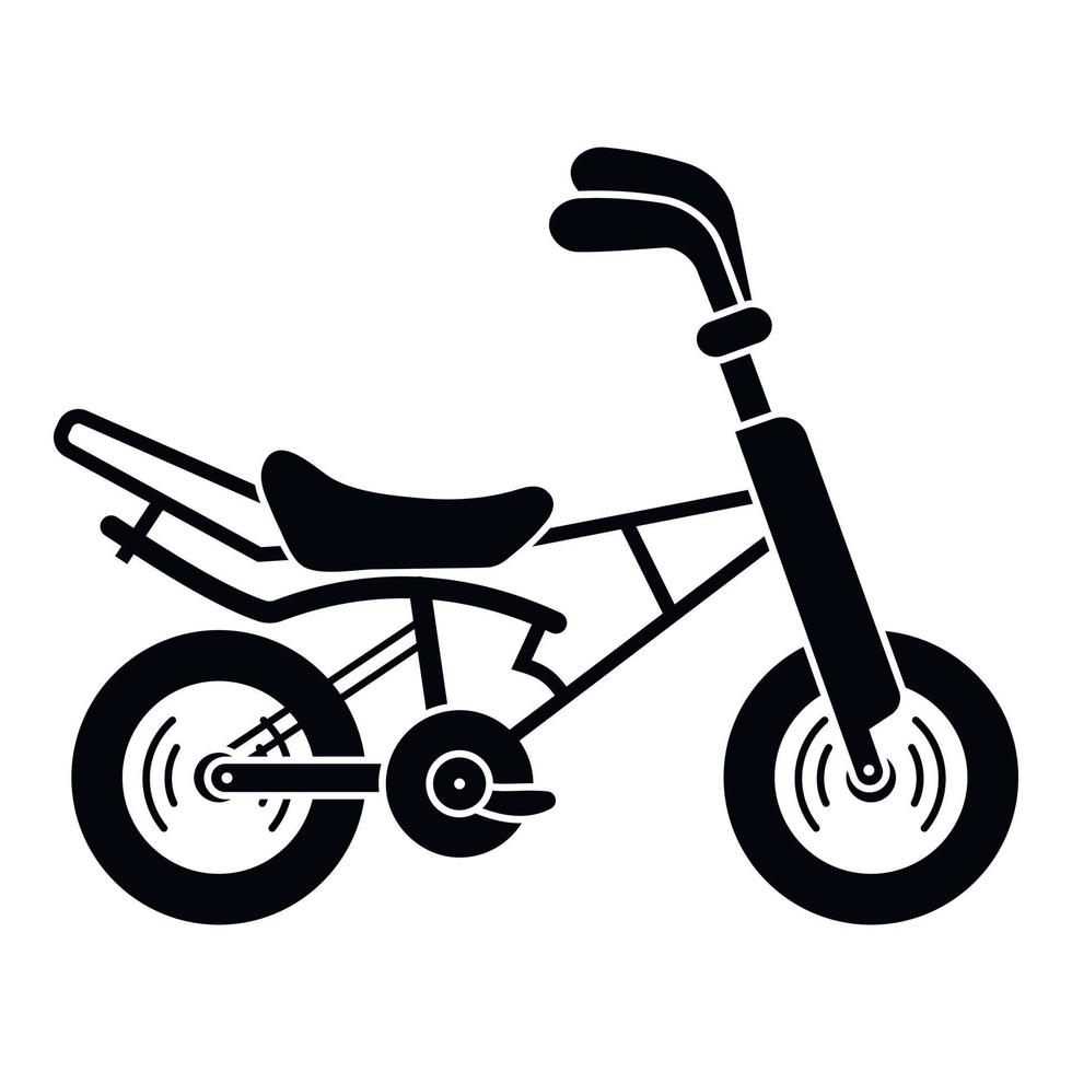 cykel ikon, enkel stil vektor