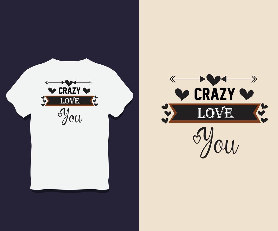 kärlek typografi t-shirt design med vektor