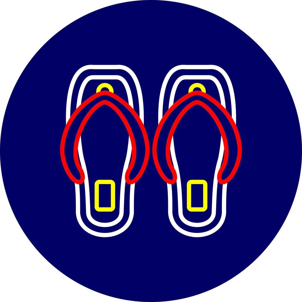 flip flops kreativ ikon design vektor