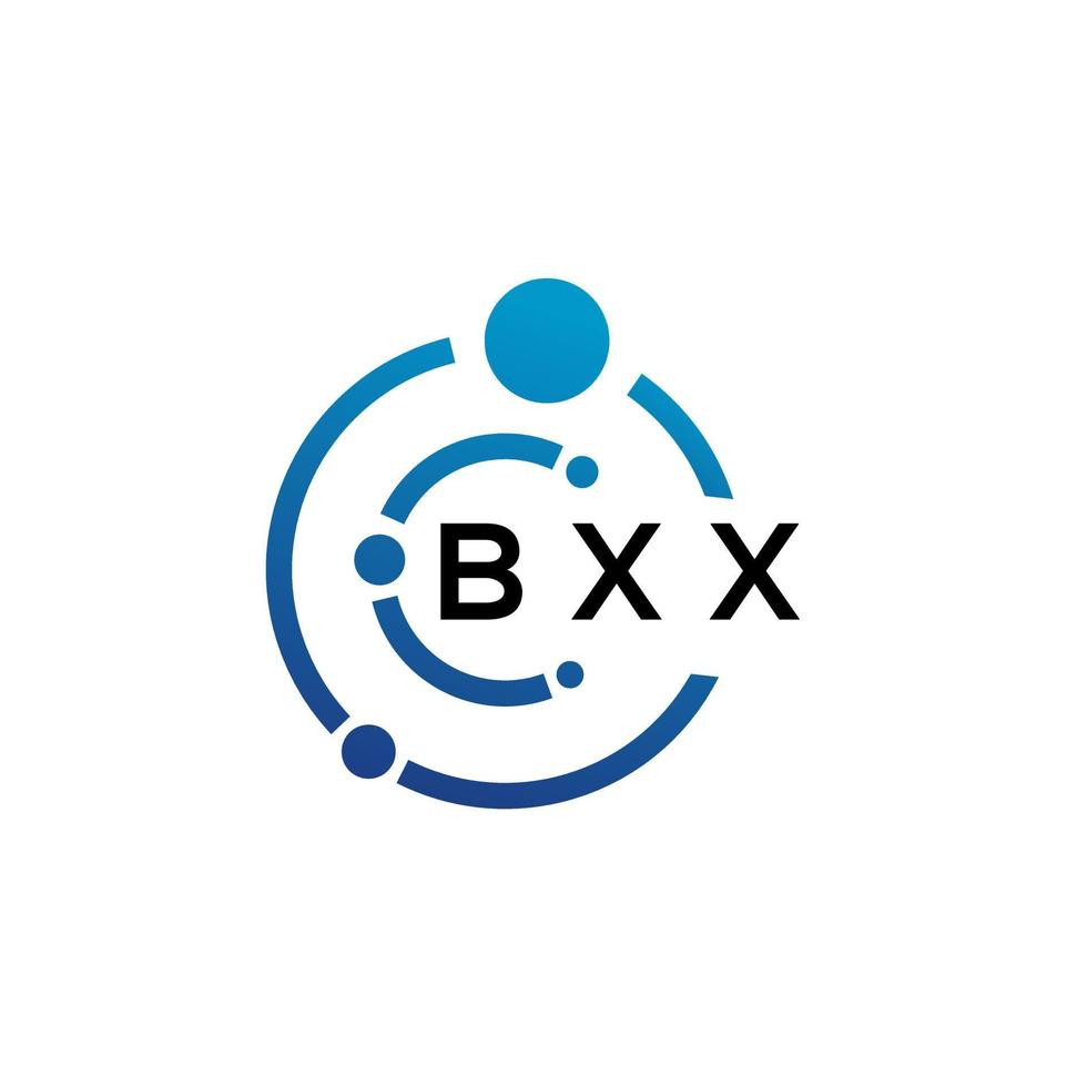 bxx brev logotyp design på vit bakgrund. bxx kreativ initialer brev logotyp begrepp. bxx brev design. vektor