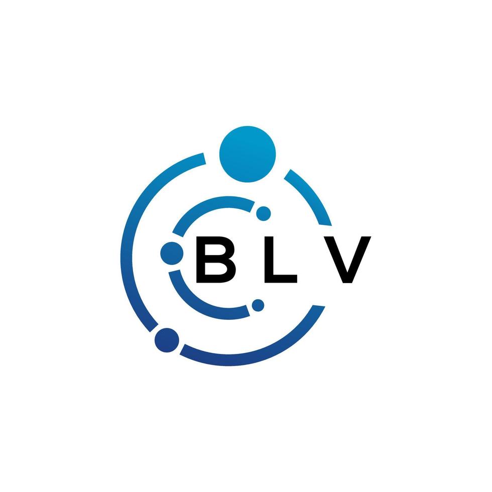 blv-Brief-Logo-Design auf weißem Hintergrund. blv kreative Initialen schreiben Logo-Konzept. blv Briefgestaltung. vektor