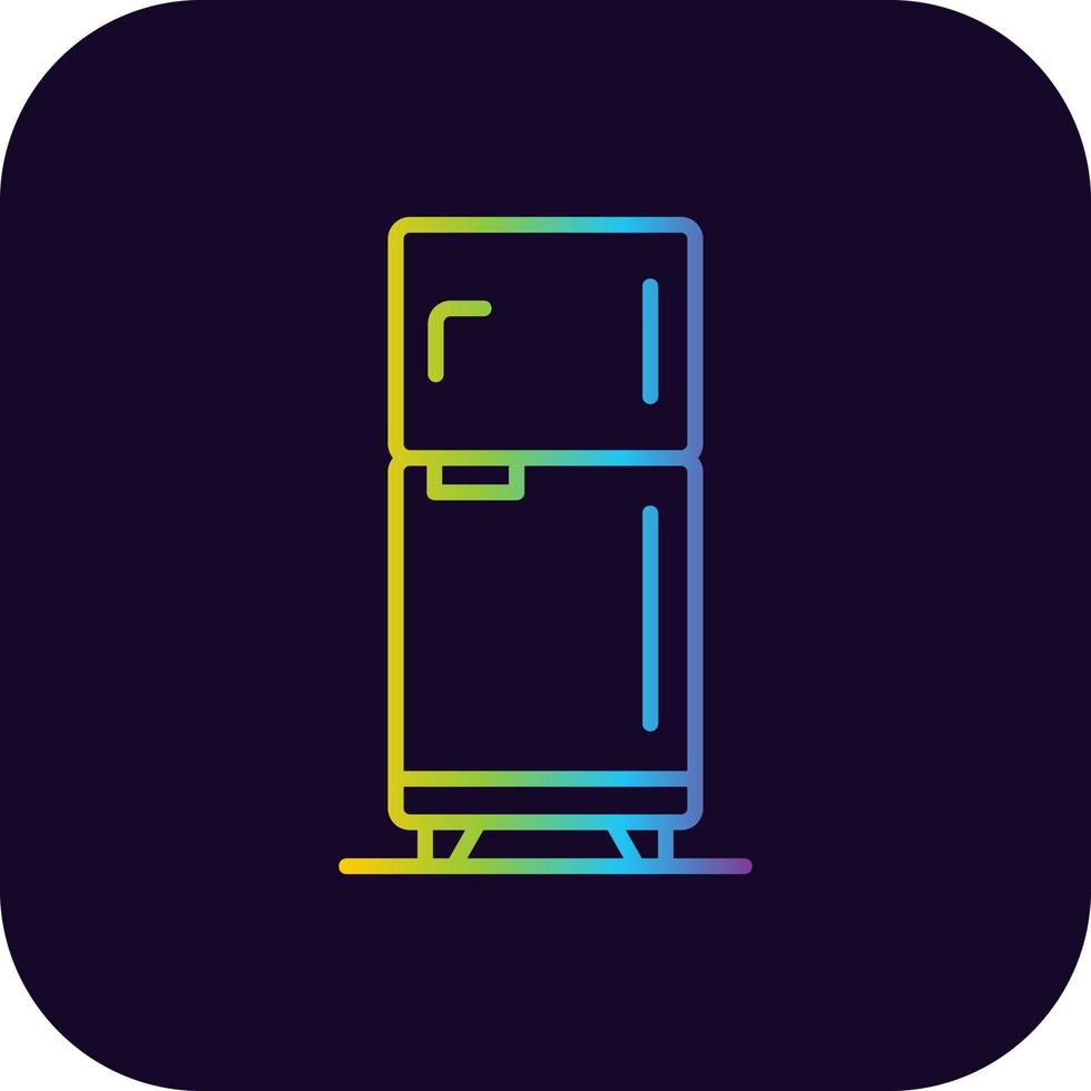 kylskåp kreativ ikon design vektor