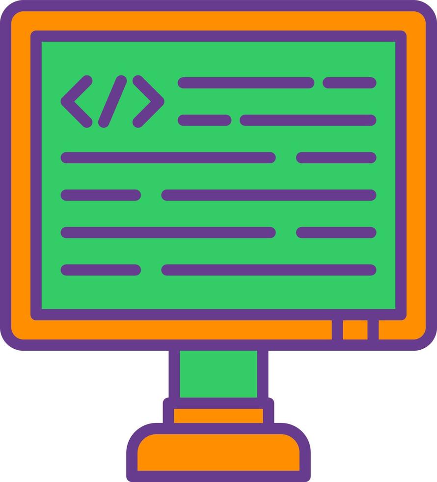 Code kreatives Icon-Design vektor