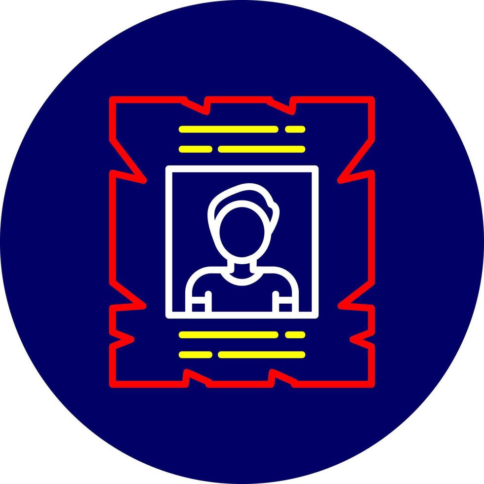 wollte kreatives Icon-Design vektor