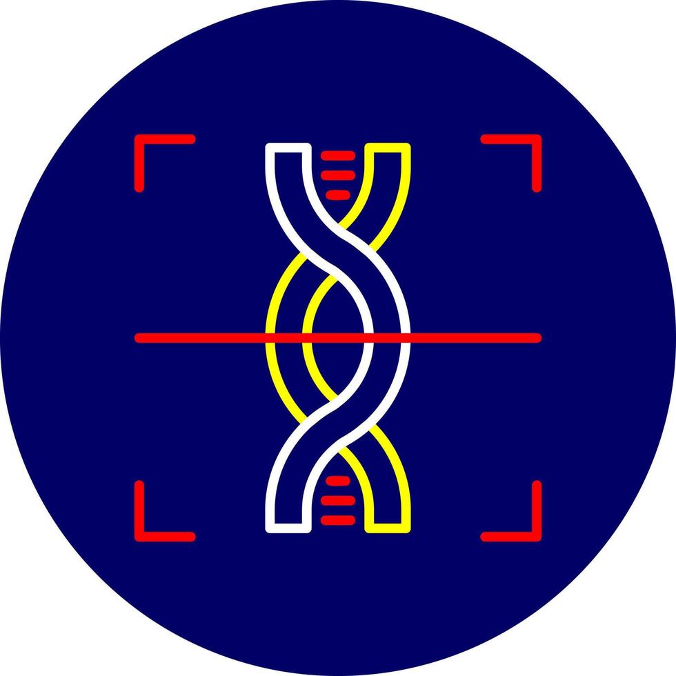 DNA-kreatives Icon-Design vektor