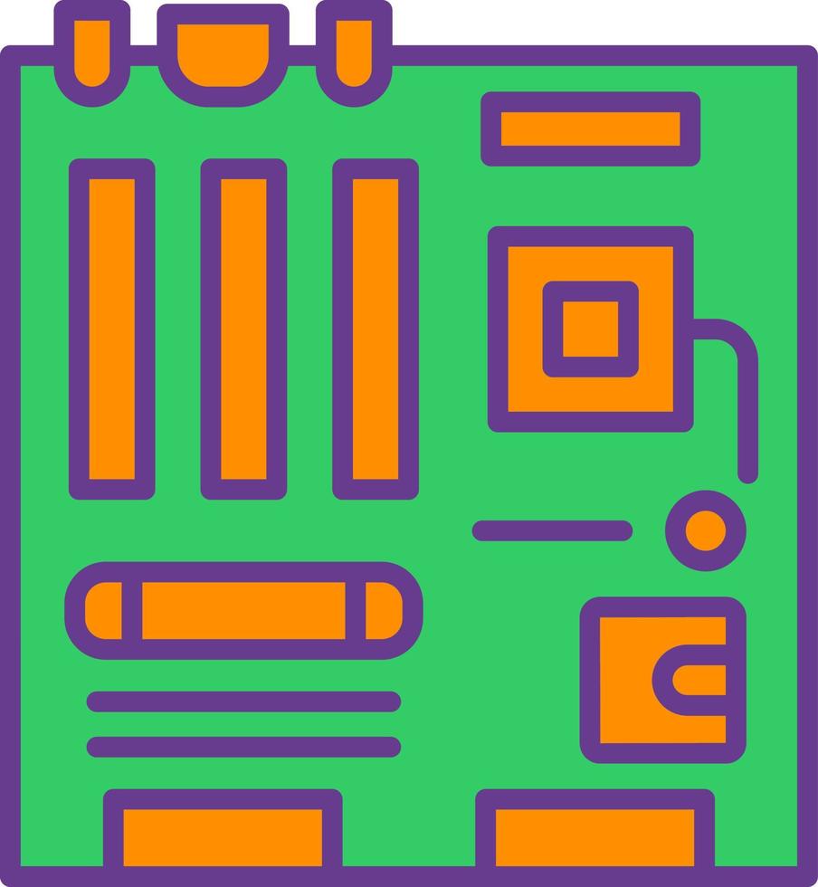 Motherboard kreatives Icon-Design vektor