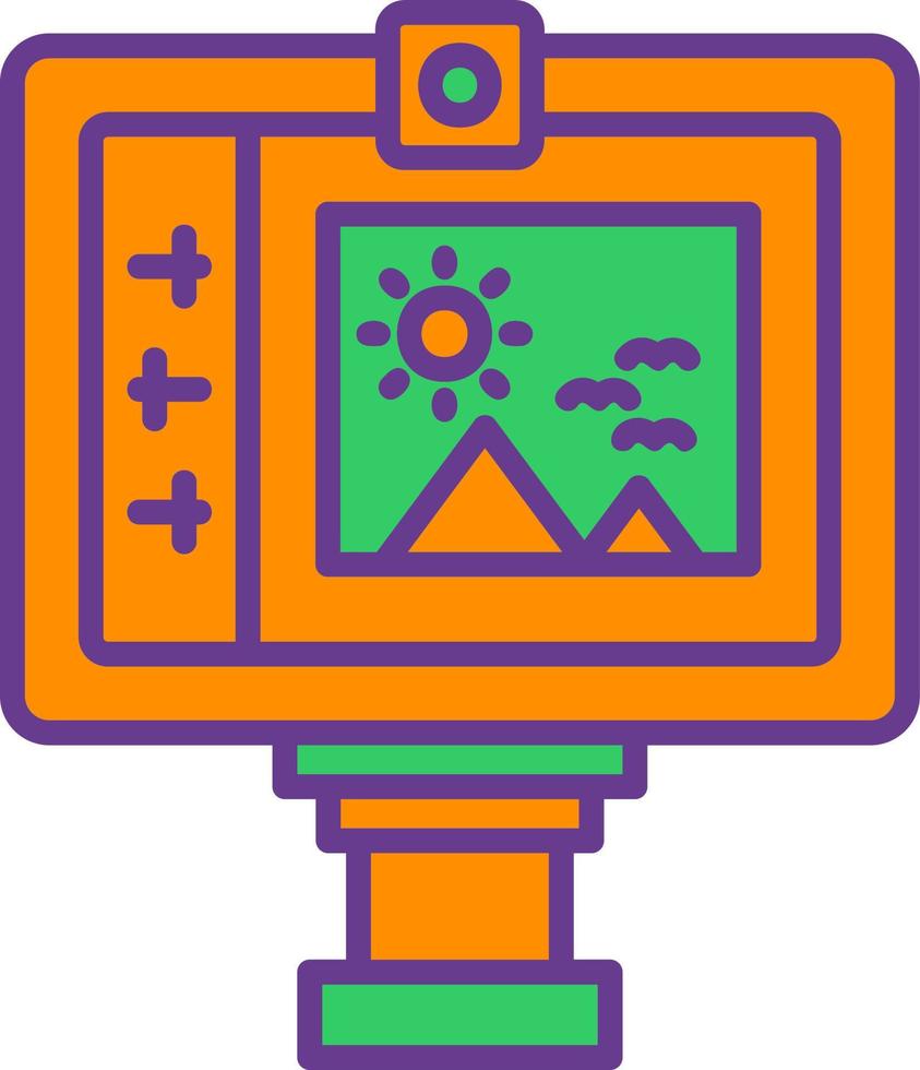 LCD-kreatives Icon-Design vektor