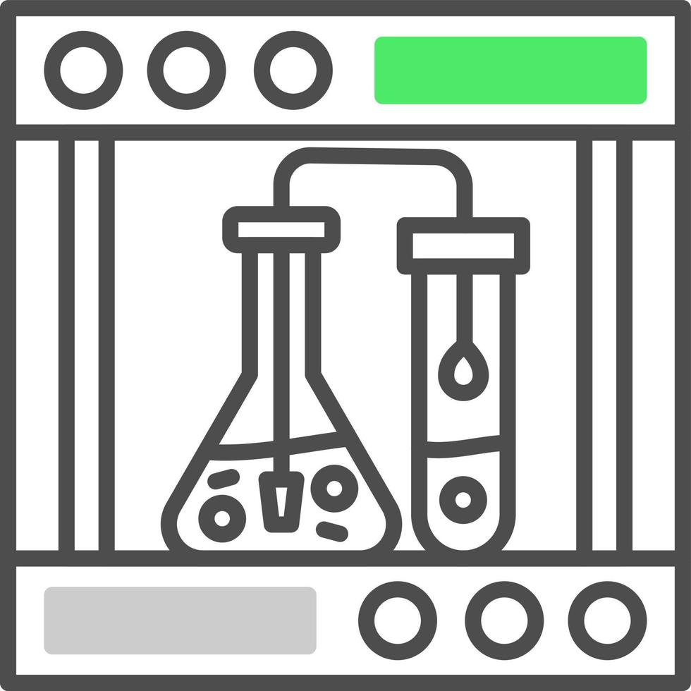 Chemie kreatives Icon-Design vektor