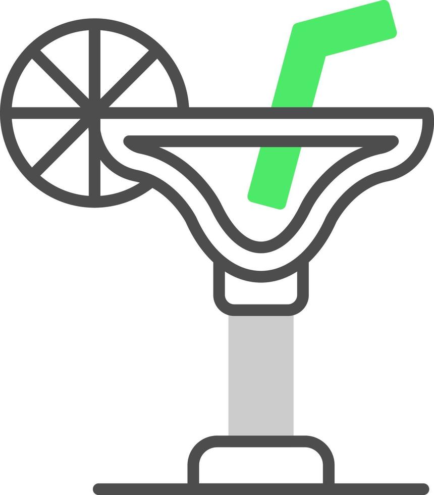 kreatives Icon-Design für Cocktails vektor