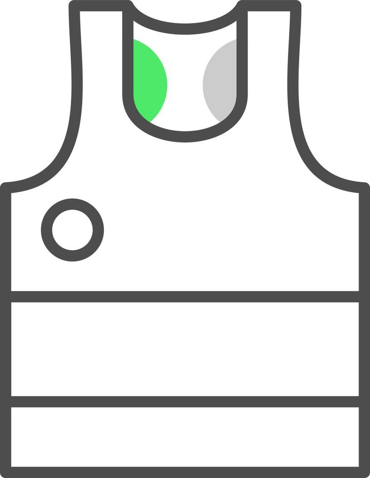 Tanktop kreatives Icon-Design vektor