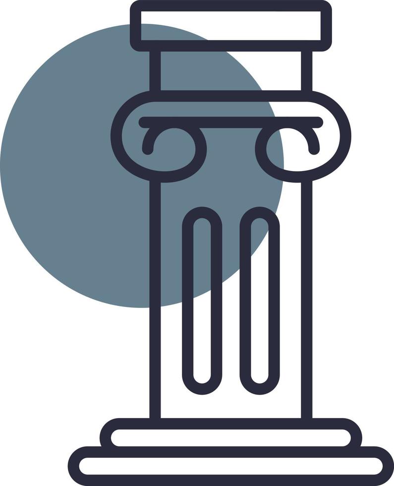 Säule kreatives Icon-Design vektor