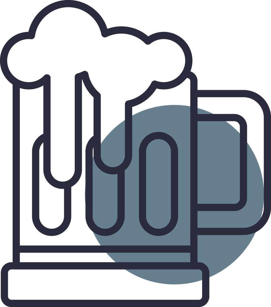 Bier kreatives Icon-Design vektor