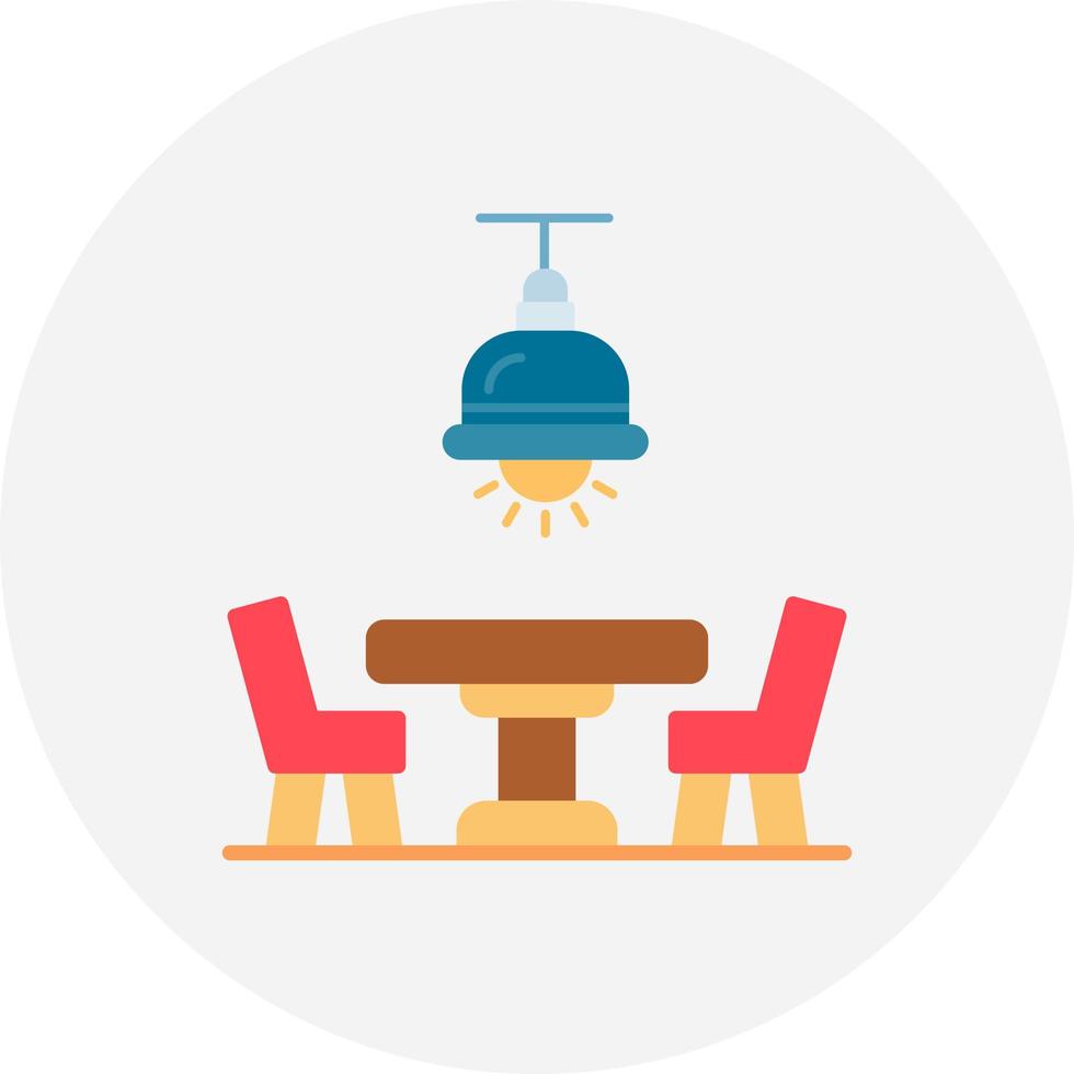 dining tabell kreativ ikon design vektor